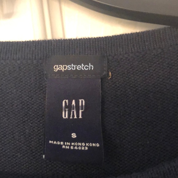 Gap navy blue/white sweater - Picture 2 of 2